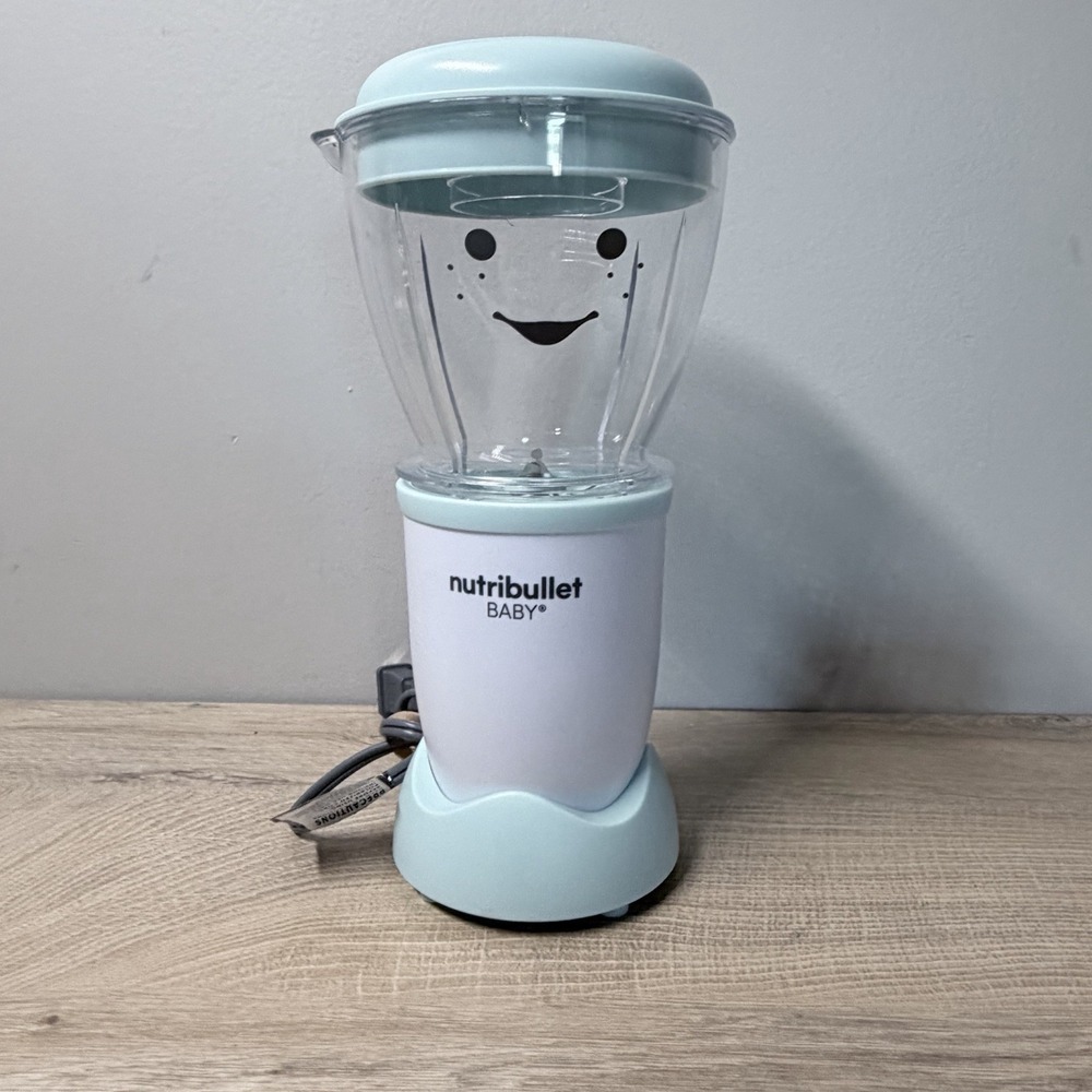 NutriBullet Baby Food Blender‎ Maker Puree Processor Mint Green Nursery Prep